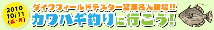 カワハギ釣りに行こう！